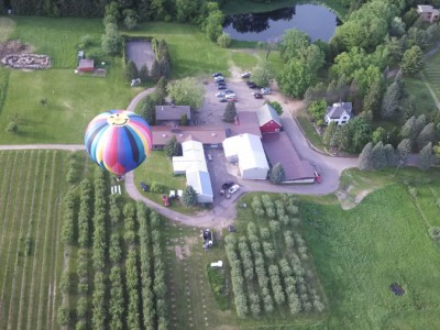 Hot Air Ballooning Over Aamodt's Orchard