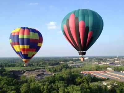 Group of Hot Air Balloons