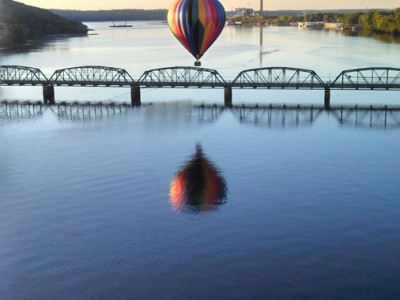 Hot Air Balloon Ride Over the Stillwater Bridge